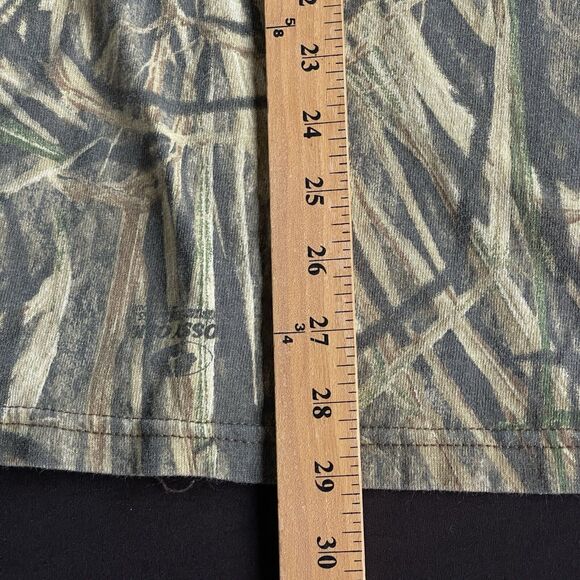 Vintage Sasquatch Mossy Oak Shadow Grass Turtleneck Adult Large Hunting USA 90s - Picture 10 of 10